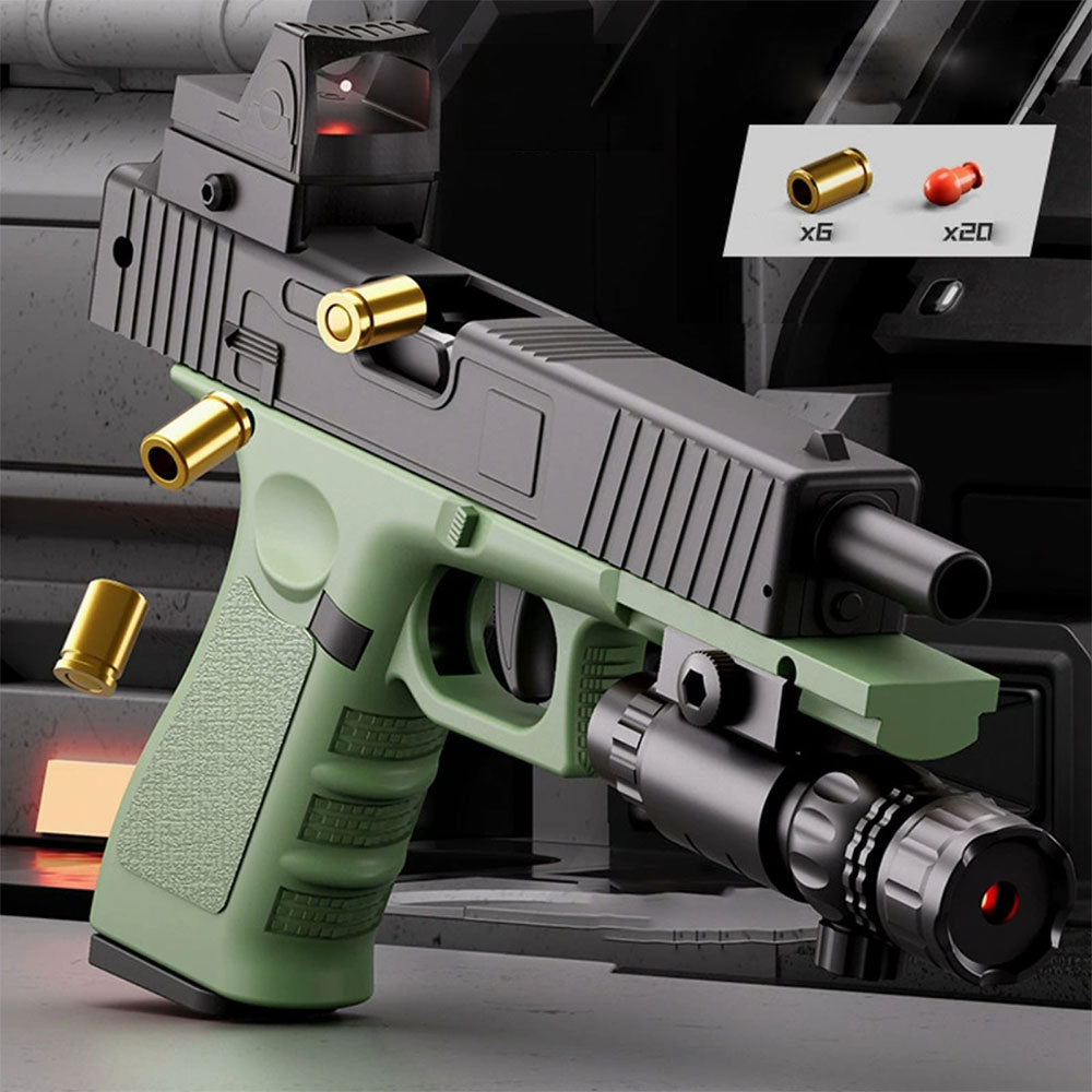 Realistic Semi-Automatic Glock Nerf Pistol - G18