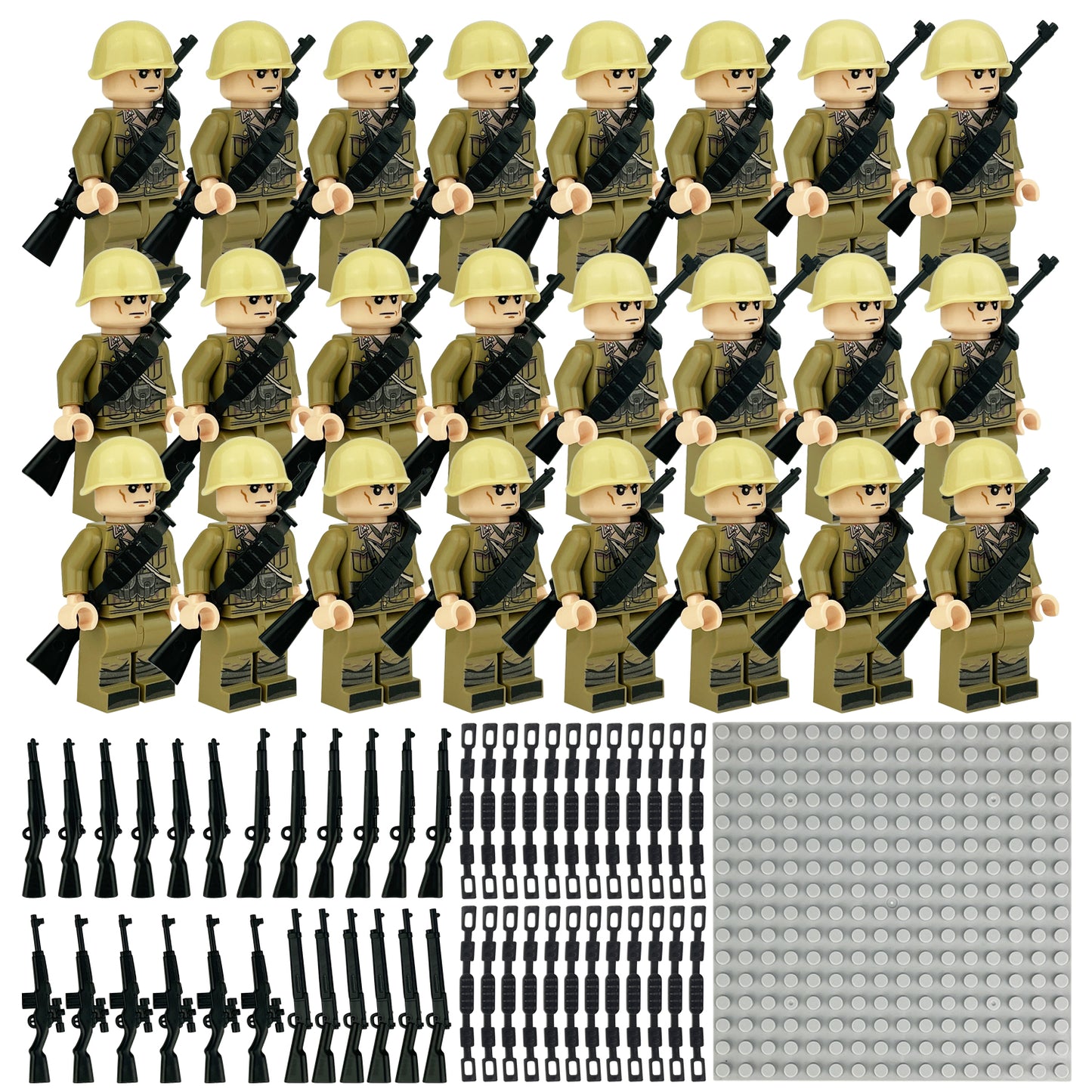 24 Italian Army Minifigures