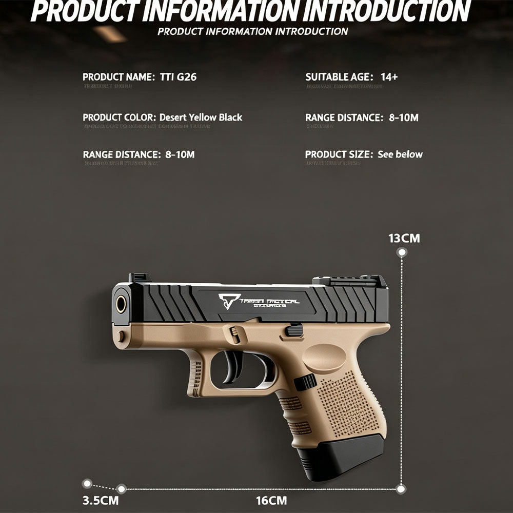 Glock TTI G26 Foam Dart Sniper Rifle Toy