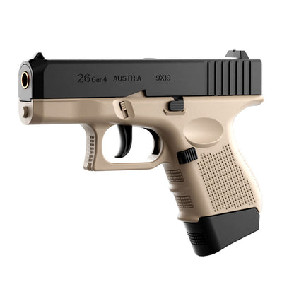 Glock G26 Shell Ejecting Toy Foam Blaster | Realistic Soft Bullet Pistol