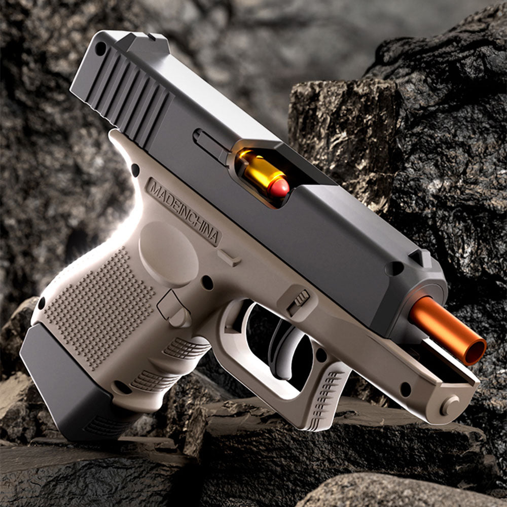 Glock G26 Shell Ejecting Toy Foam Blaster | Realistic Soft Bullet Pistol