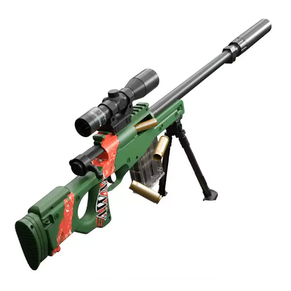 Shell Eject Nerf Sniper Rifle With Scope - AWM