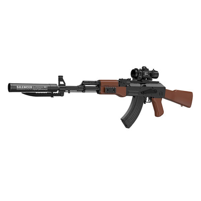AK47 Gel Blaster Assault Rifle - Tactical Toy Gun with Scope