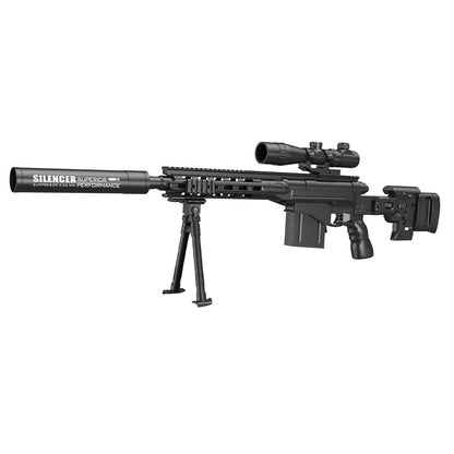 MSR Gel Blaster — Toy Sniper Rifle Equipped with a 16x Scope