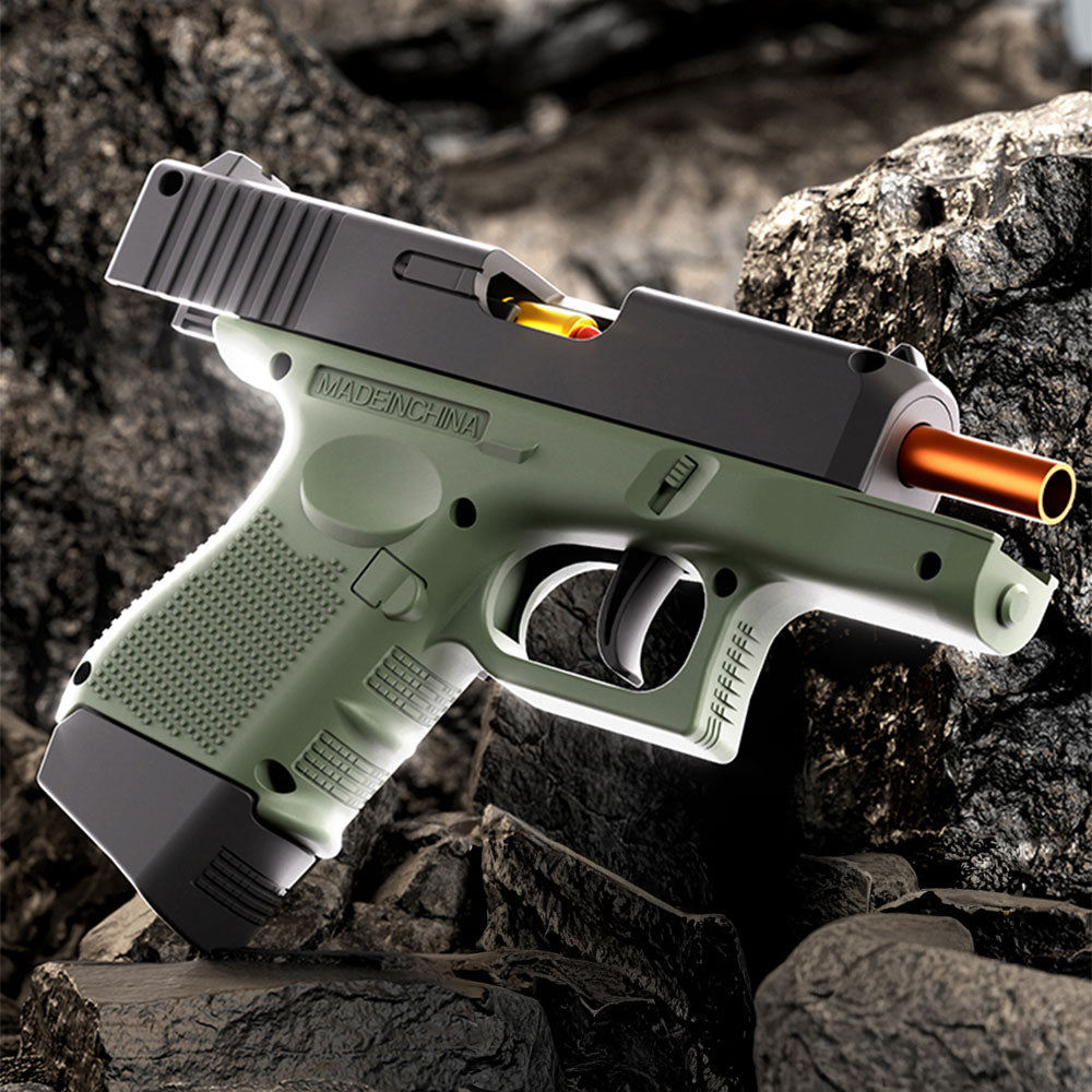 Glock G26 Shell Ejecting Toy Foam Blaster | Realistic Soft Bullet Pistol