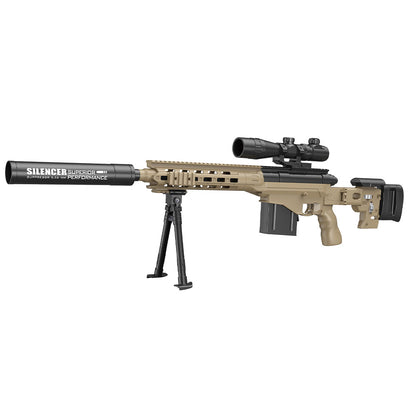 MSR Gel Blaster — Toy Sniper Rifle Equipped with a 16x Scope