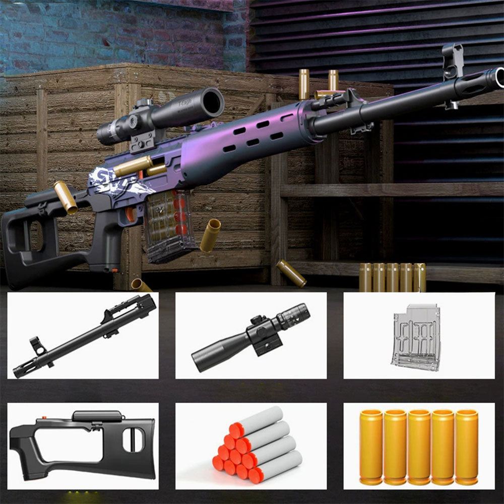 SVD Nerf Sniper Rifle With Scope