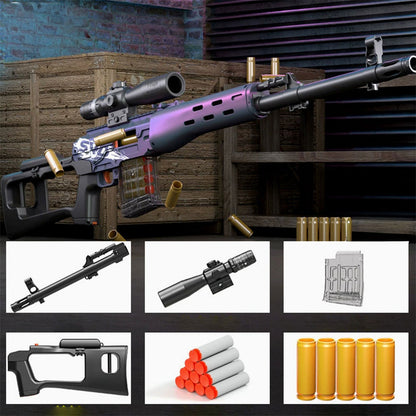 SVD Nerf Sniper Rifle With Scope