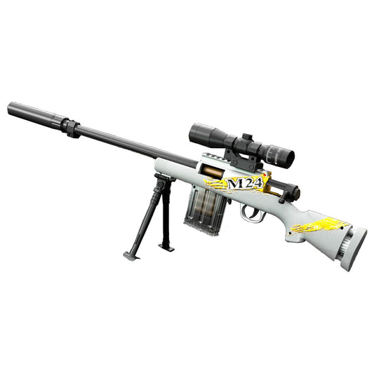 Nerf M24 Sniper Rifle With Scope & Tripod