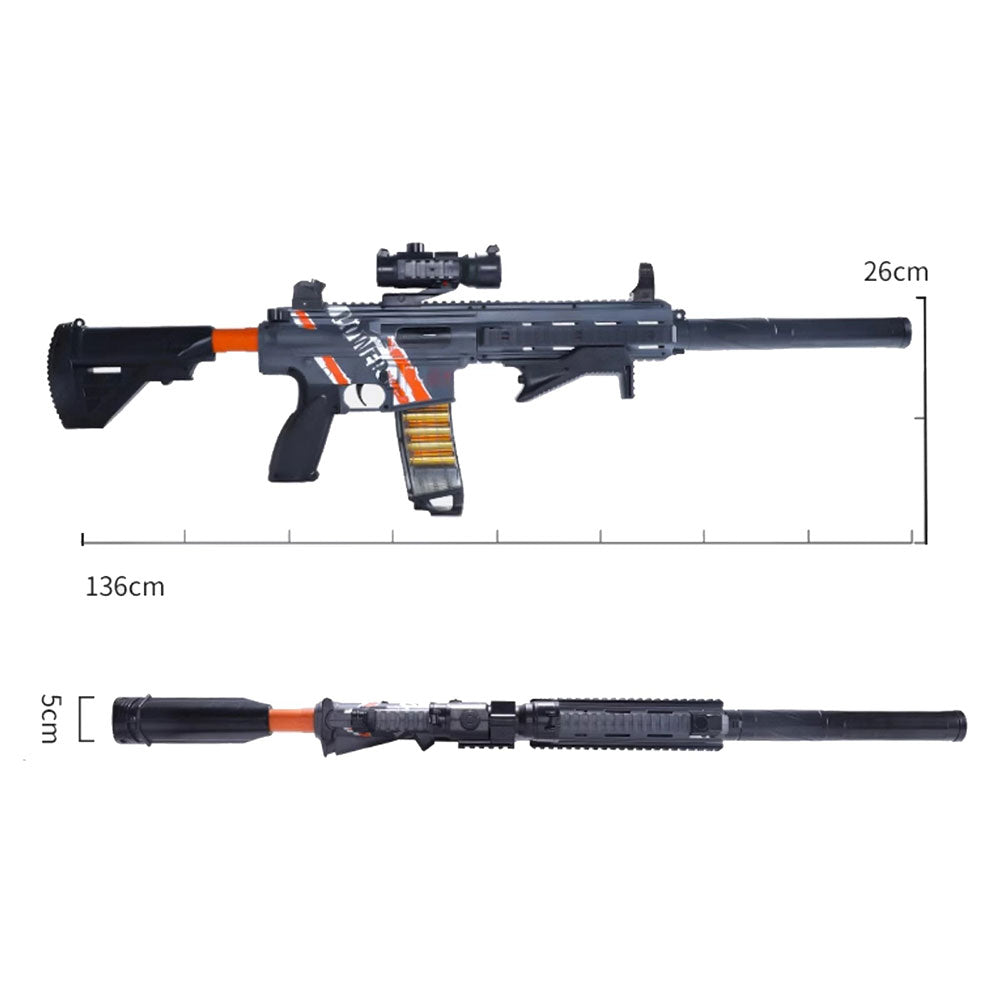 M416 Shell Ejecting Nerf Automatic Rifle With Silencer