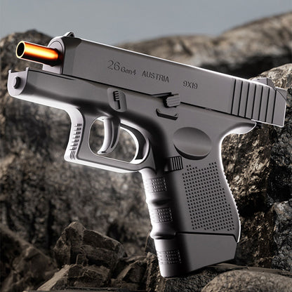 Glock G26 Shell Ejecting Toy Foam Blaster | Realistic Soft Bullet Pistol