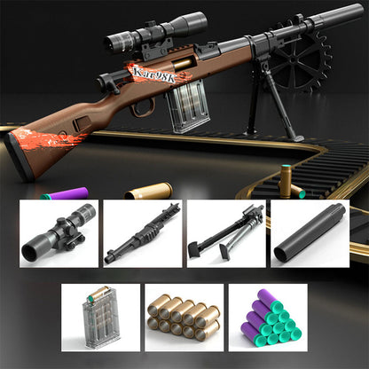Kar-98k Nerf Foam Dart Sniper Rifle with Scope & Tripod