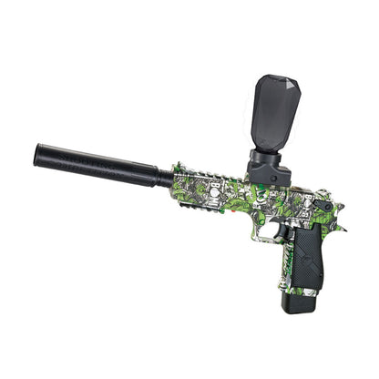 Tactical Desert Eagle Splatter Blaster - 2-in-1 Toy Pistol