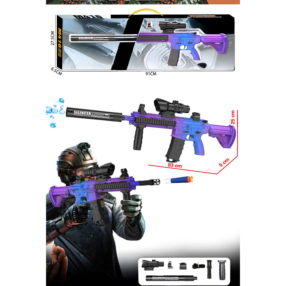 M416 Gel Ball Blaster & EVA Foam Dart Toy Rifle