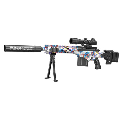 MSR Gel Blaster — Toy Sniper Rifle Equipped with a 16x Scope