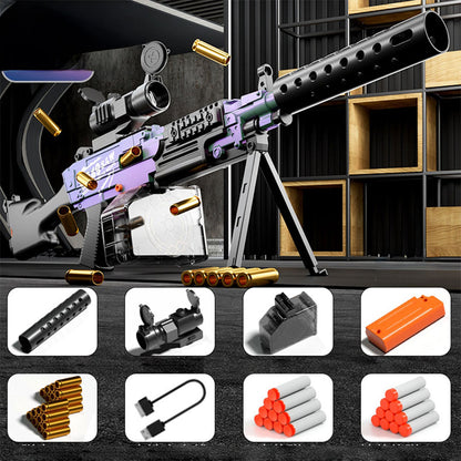 M249 Realistic Nerf Full Auto Machine Gun With Tripod