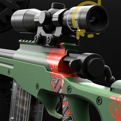 Shell Eject Nerf Sniper Rifle With Scope - AWM