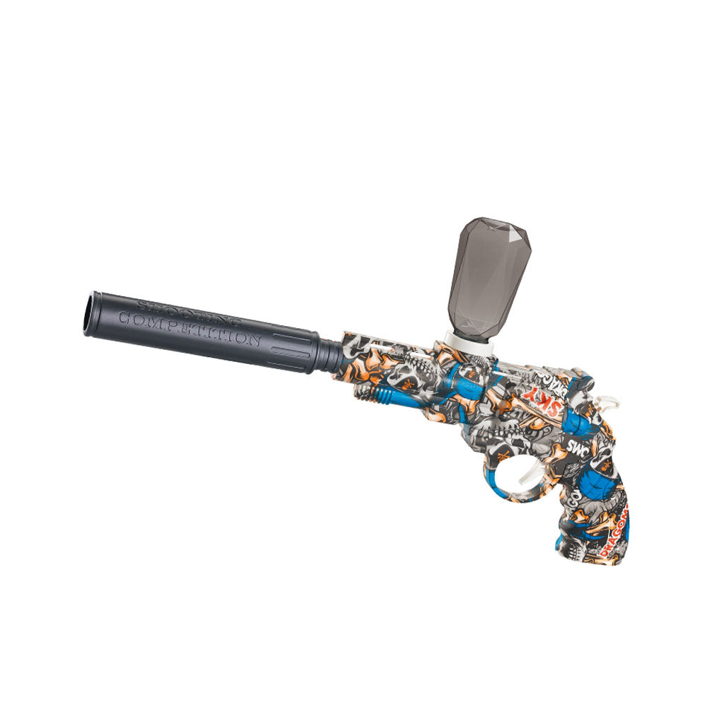 Electric Revolver Tactical Water Gun - 2-in-1 Toy Blaster
