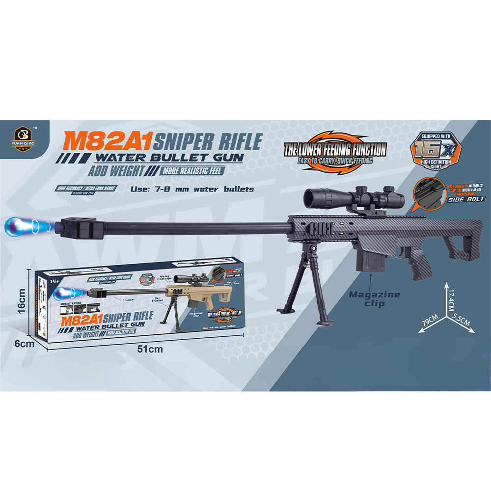 Barrett Gel Blaster - Sniper Rifle Toy with 16x Scope