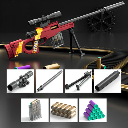 Shell Eject Nerf Sniper Rifle With Scope - AWM