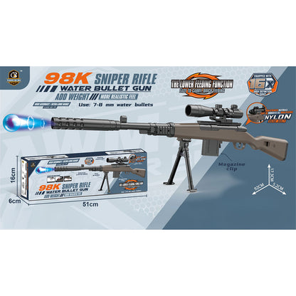 Kar98k Manual Bolt Action Gel Ball Blaster Toy Sniper Rifle
