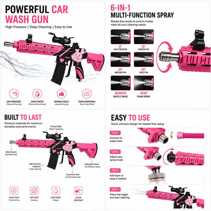 M416 High Pressure Washer Gun - 250KG Heavy Duty Spray Gun