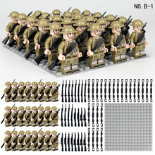 24 British Army minifigures